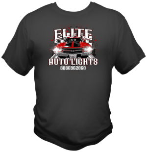 T-Shirt-Design von bacujkov für Elite Auto Lights | Design #15510833