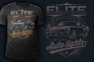 T-Shirt-Design von DCLA für Elite Auto Lights | Design #15707061