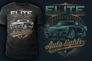T-shirt Design by DCLA for Elite Auto Lights | Design: #15707080