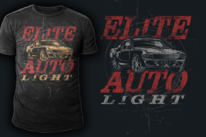 T-shirt Design by DCLA for Elite Auto Lights | Design: #15708432