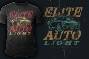 T-shirt Design by DCLA for Elite Auto Lights | Design: #15708437