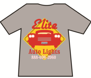 T-shirt Design by Donna Porter for Elite Auto Lights | Design: #15421330