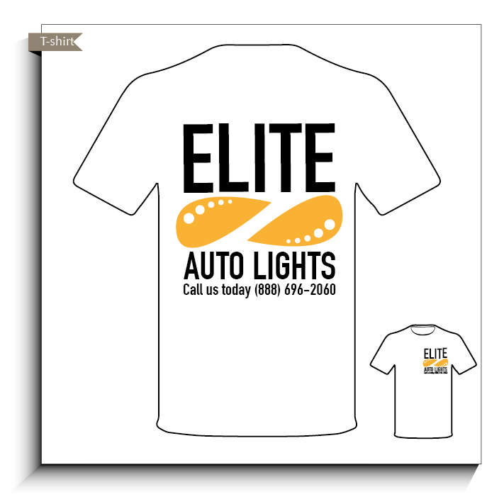 Diseño de Camiseta por bkgraphik para Elite Auto Lights | Diseño #15484959