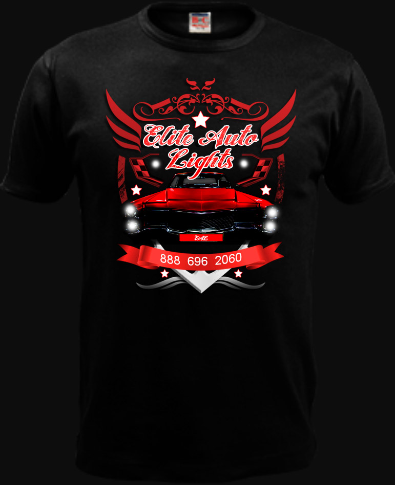 T-shirt Design by edge design for Elite Auto Lights | Design #15714682
