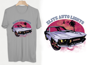 T-shirt Design by Shuvojit Dev for Elite Auto Lights | Design: #15700445