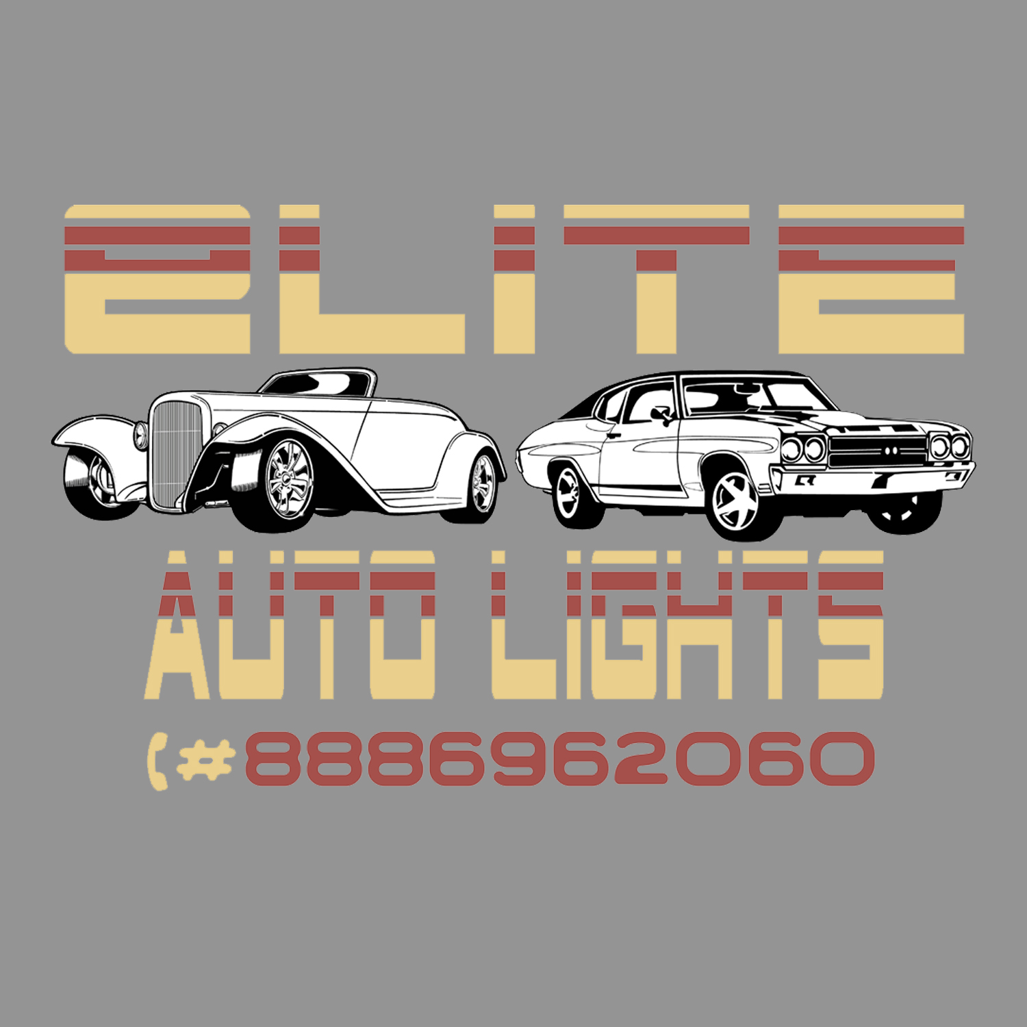 T-shirt Design by Mielee for Elite Auto Lights | Design #15698272