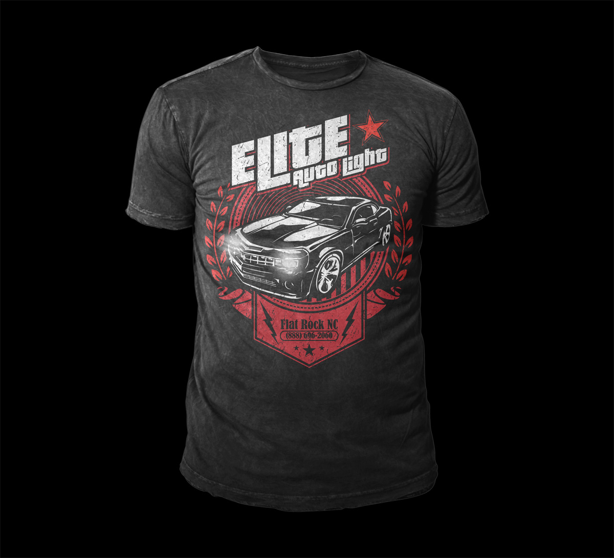 T-shirt Design by D'Mono for Elite Auto Lights | Design #15458653