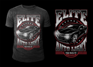 T-Shirt-Design von D'Mono für Elite Auto Lights | Design: #15474491