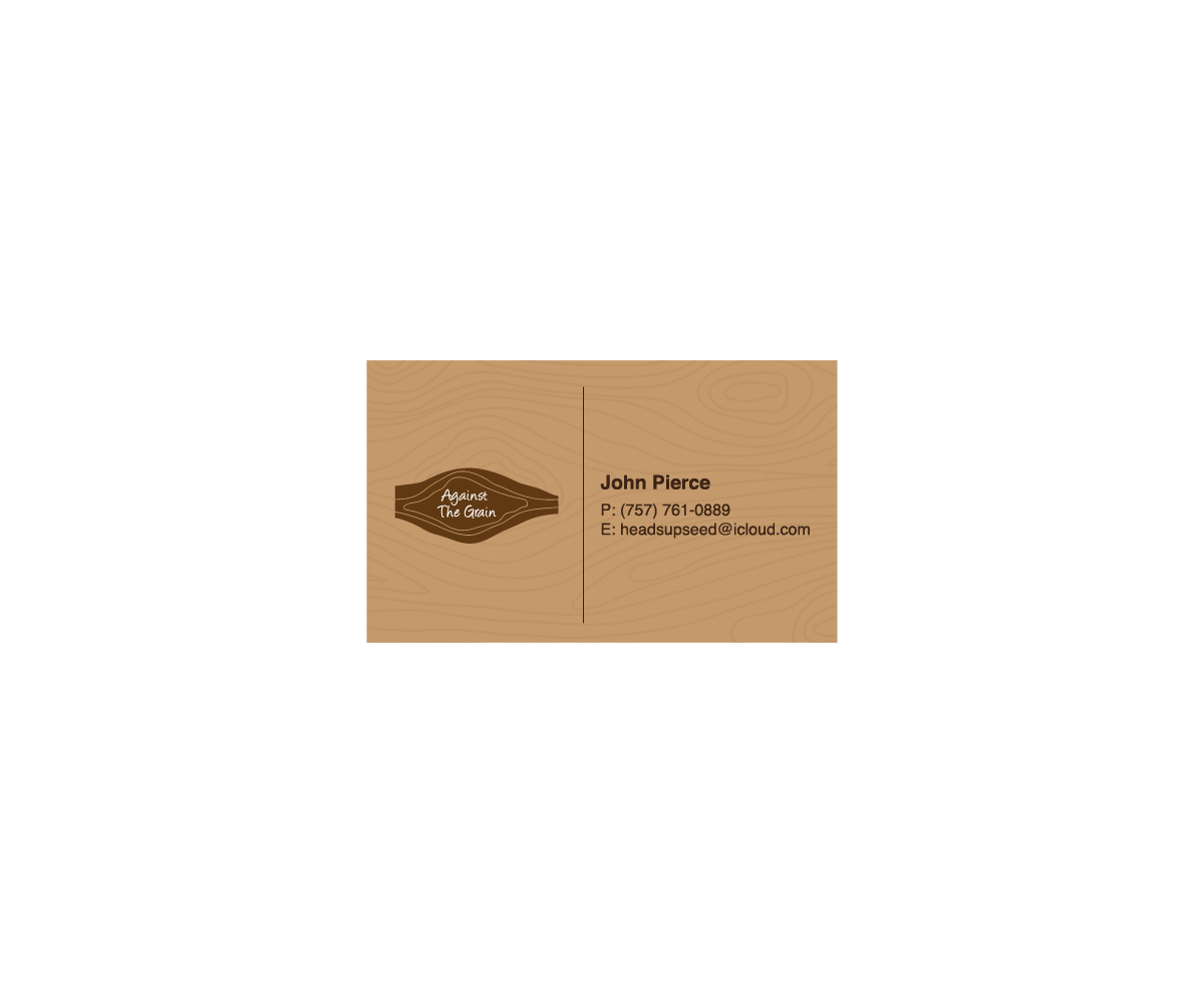 Business Card Design by Boon for Against The Grain | Design #15368292