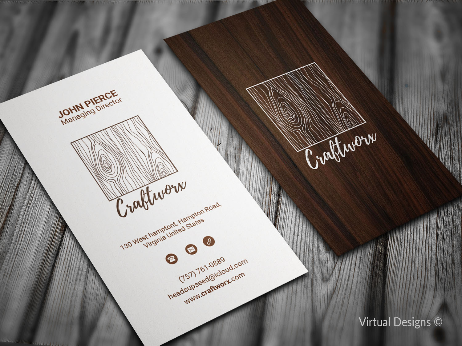 Design de Carte de Visite par SyncFuse™ Solutions pour Against The Grain | Design #15386299