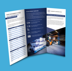 Flyer Design by syedazahra for Regent logistics Inc | Design: #15443706