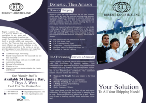 Flyer Design by Impressive Solutions for Regent logistics Inc | Design: #15391101