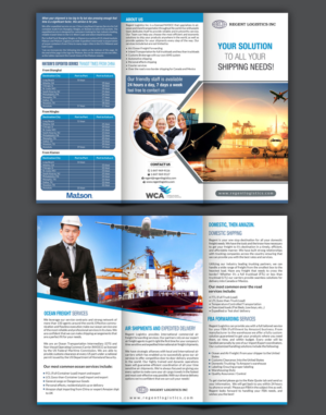 Flyer Design by arkedia for Regent logistics Inc | Design: #15416878