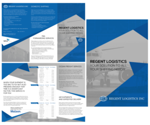 Flyer Design by dipdesign for Regent logistics Inc | Design #15439907