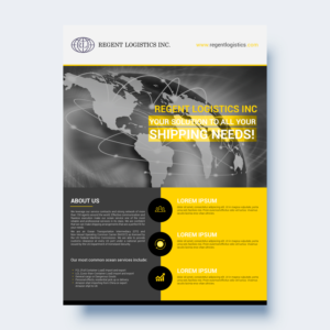 Flyer Design by wrawstudio for Regent logistics Inc | Design: #15432253