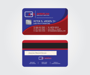 Business Card Design by M.Pirs for American Merchant Services, LLC | Design #15500793