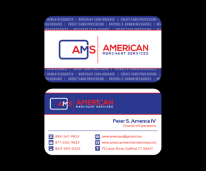 Design de Carte de Visite par Ethien pour American Merchant Services, LLC | Design : #15394153