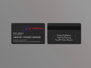 Business Card Design by Creations Box 2015 for American Merchant Services, LLC | Design: #15380400