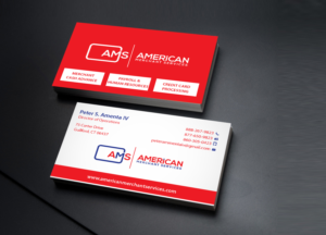 Business Card Design by Creations Box 2015 for American Merchant Services, LLC | Design: #15382841