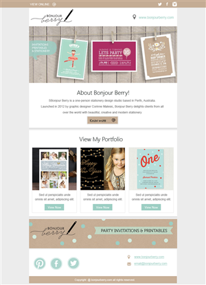 Design de Newsletter par jasmine pour ce projet | Design : #2624653