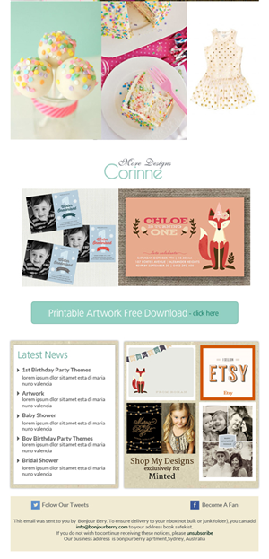 Design de Newsletter par Expert Designer pour ce projet | Design : #2621621