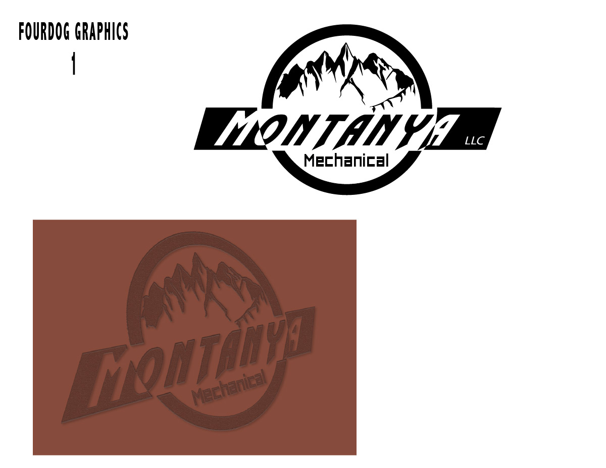 Diseño de Logo por fourdog123 para Montanya Mechanical | Diseño #15391594