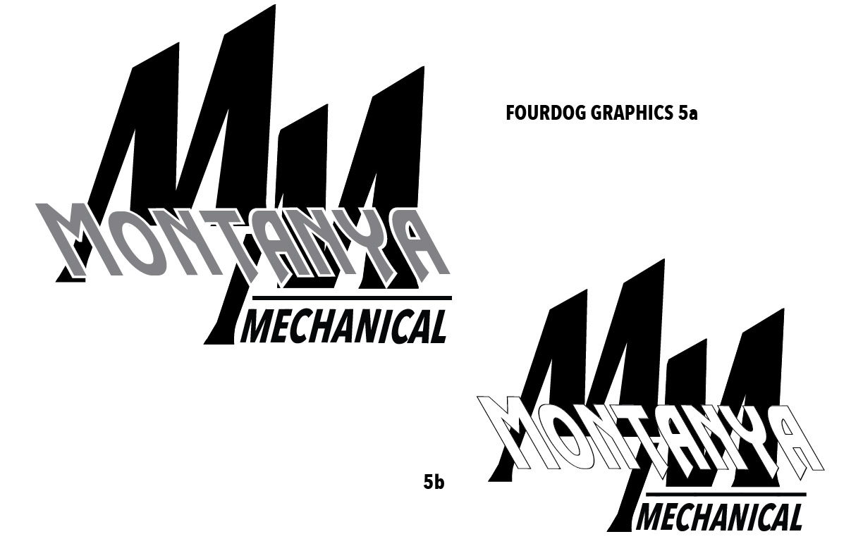 Logo Design by fourdog123 for Montanya Mechanical | Design #15393097