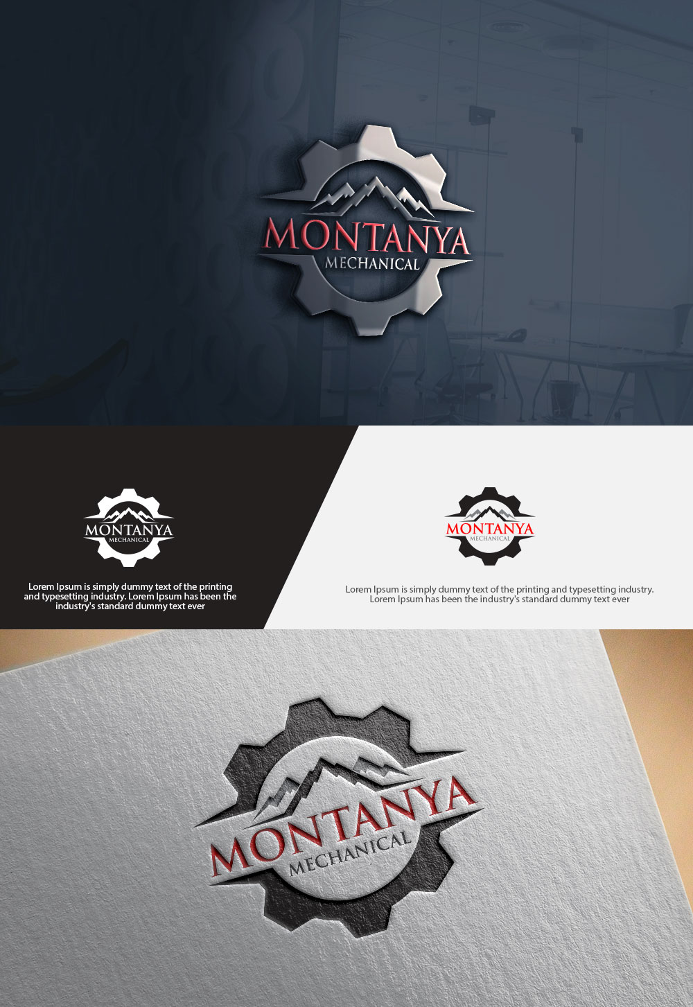 Diseño de Logo por MF ki creation para Montanya Mechanical | Diseño: #15372942
