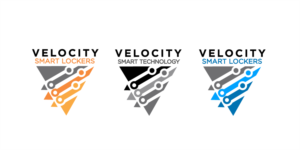 Velocity Smart Technology / Smart Technology / Velocity Smart  Lockers / Smart Lockers | Logo Design by Digihexagon