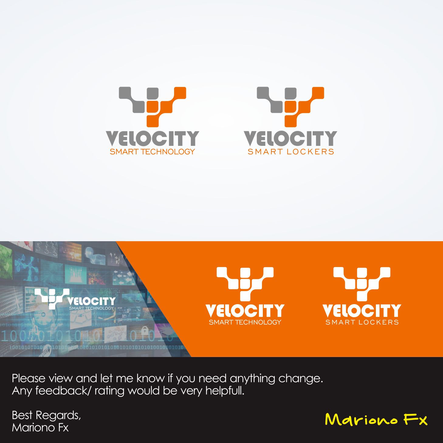 Logo Design by Mariono Fx for Velocity Consulting | Design #15379505