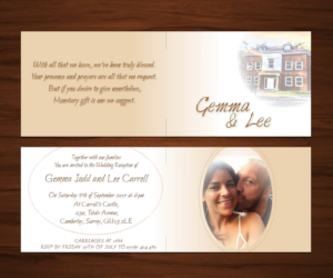 Invitation Design by ROART for this project | Design: #15488010