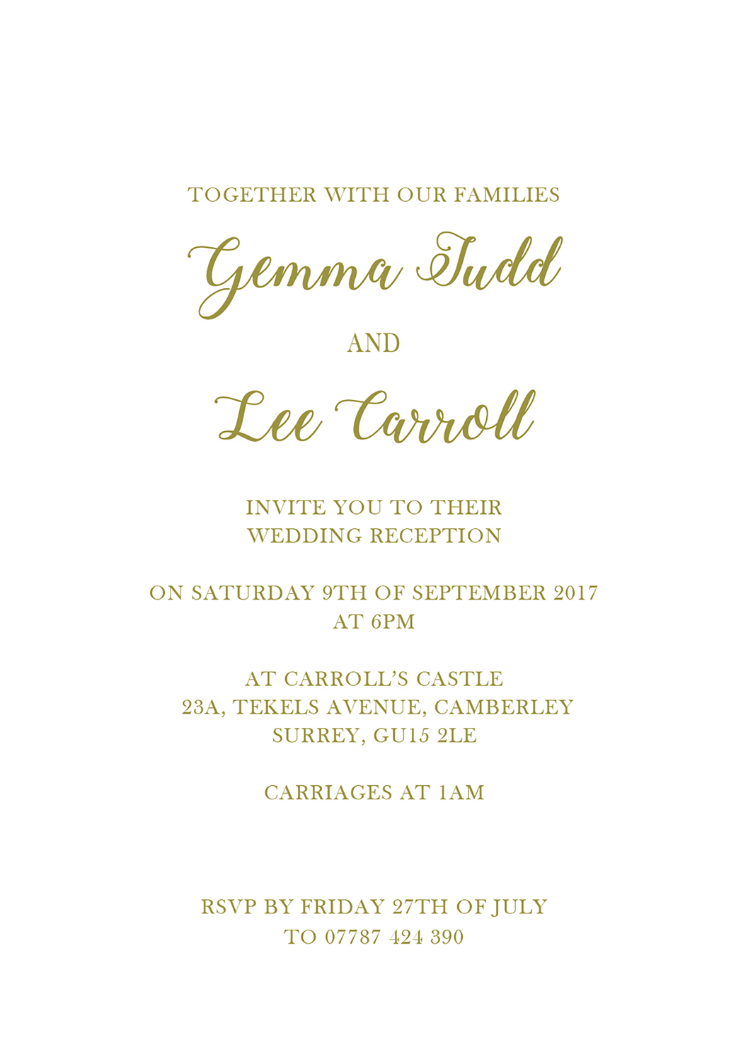 Invitation Design by SL.designs for this project | Design #15431024