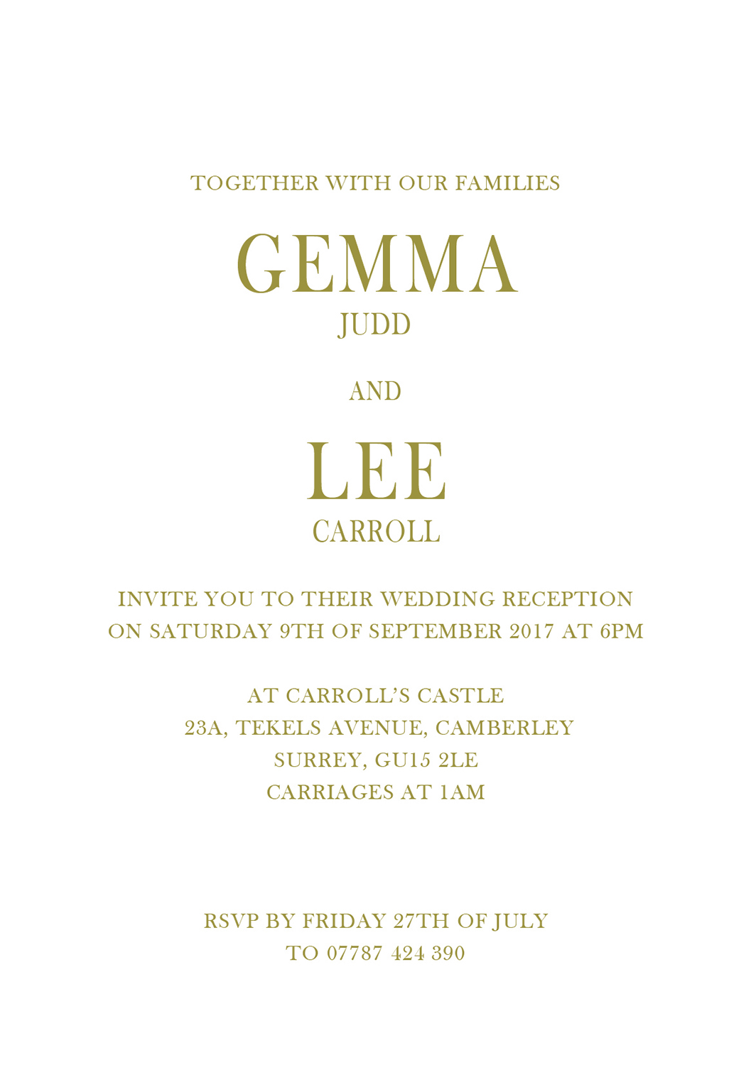 Invitation Design by SL.designs for this project | Design #15431025