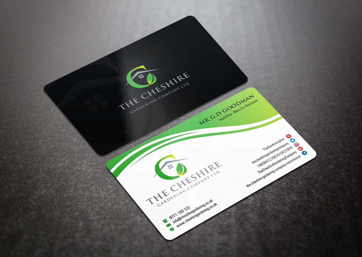 Diseño de Tarjeta de Presentación por INDIAN_Ashok para The Cheshire Gardening Company Ltd | Diseño #15494760