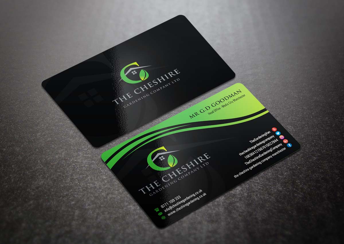 Diseño de Tarjeta de Presentación por INDIAN_Ashok para The Cheshire Gardening Company Ltd | Diseño #15494768