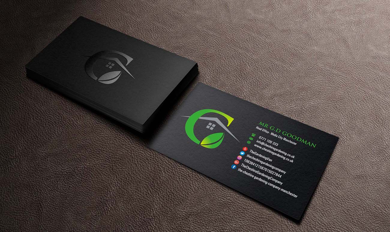 Diseño de Tarjeta de Presentación por INDIAN_Ashok para The Cheshire Gardening Company Ltd | Diseño #15494852