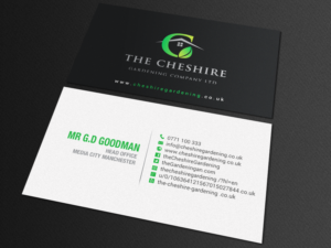 Design de Carte de Visite par chandrayaan.creative pour The Cheshire Gardening Company Ltd | Design : #15403672