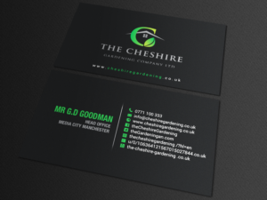 Design de Carte de Visite par chandrayaan.creative pour The Cheshire Gardening Company Ltd | Design : #15403673