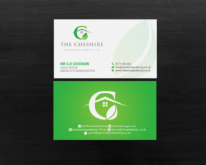 Business Card Design by chandrayaan.creative for The Cheshire Gardening Company Ltd | Design: #15403918