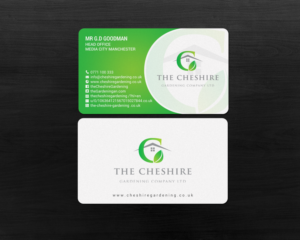 Design de Carte de Visite par chandrayaan.creative pour The Cheshire Gardening Company Ltd | Design : #15405639