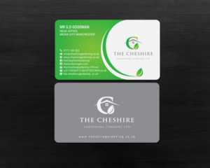Design de Carte de Visite par chandrayaan.creative pour The Cheshire Gardening Company Ltd | Design : #15405641