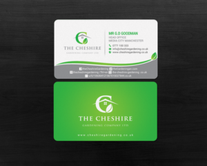 Design de Carte de Visite par chandrayaan.creative pour The Cheshire Gardening Company Ltd | Design : #15405700