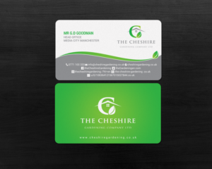 Design de Carte de Visite par chandrayaan.creative pour The Cheshire Gardening Company Ltd | Design : #15405701