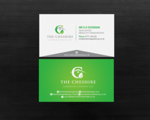 Business Card Design by chandrayaan.creative for The Cheshire Gardening Company Ltd | Design: #15405702