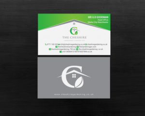 Design de Carte de Visite par chandrayaan.creative pour The Cheshire Gardening Company Ltd | Design : #15405755