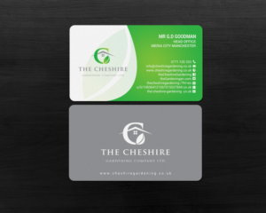 Design de Carte de Visite par chandrayaan.creative pour The Cheshire Gardening Company Ltd | Design : #15405838