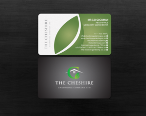 Business Card Design by chandrayaan.creative for The Cheshire Gardening Company Ltd | Design: #15418569