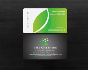 Business Card Design by chandrayaan.creative for The Cheshire Gardening Company Ltd | Design: #15418571