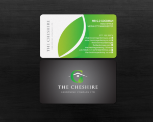 Business Card Design by chandrayaan.creative for The Cheshire Gardening Company Ltd | Design: #15418572