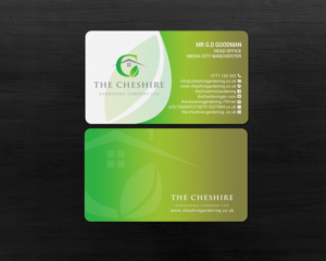 Business Card Design by chandrayaan.creative for The Cheshire Gardening Company Ltd | Design: #15418595
